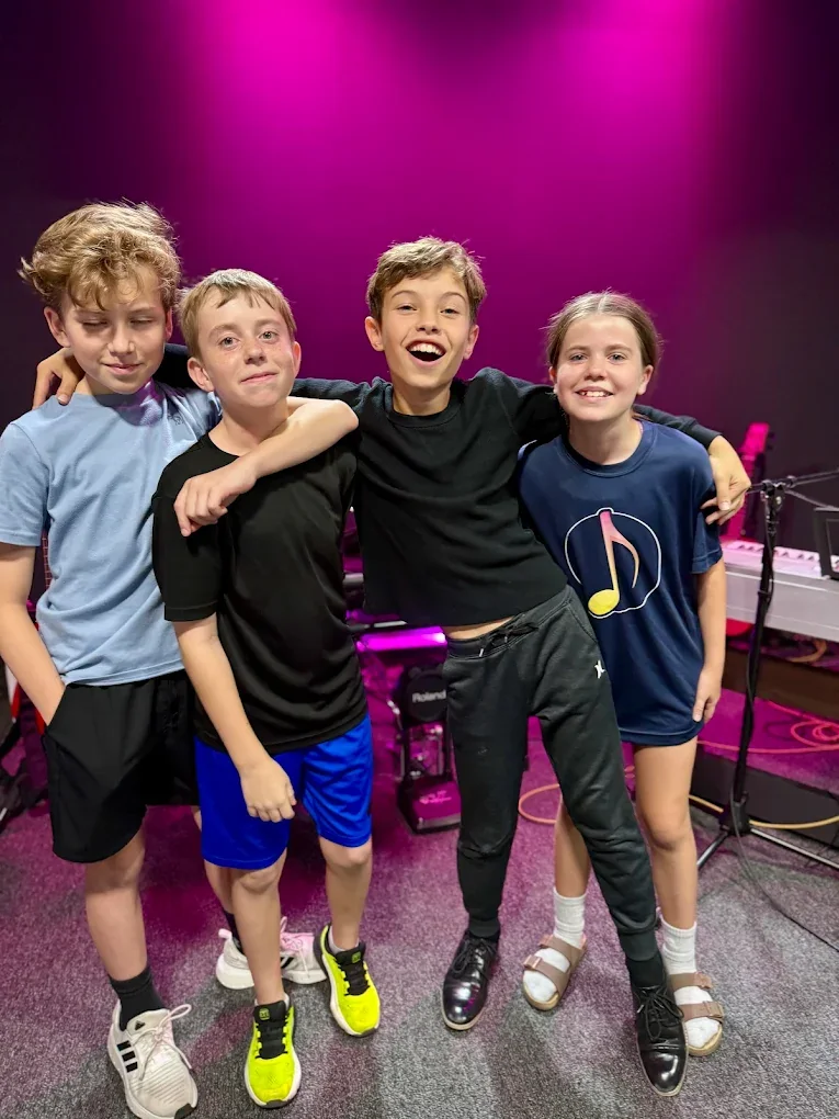 Best Lesson Ever students on stage
